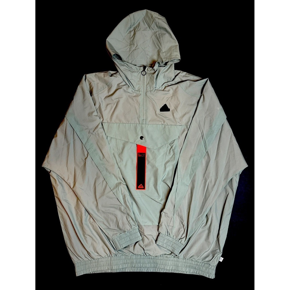 Adidas City Escape Premium Green Windbreaker Men's Size Large IC3725